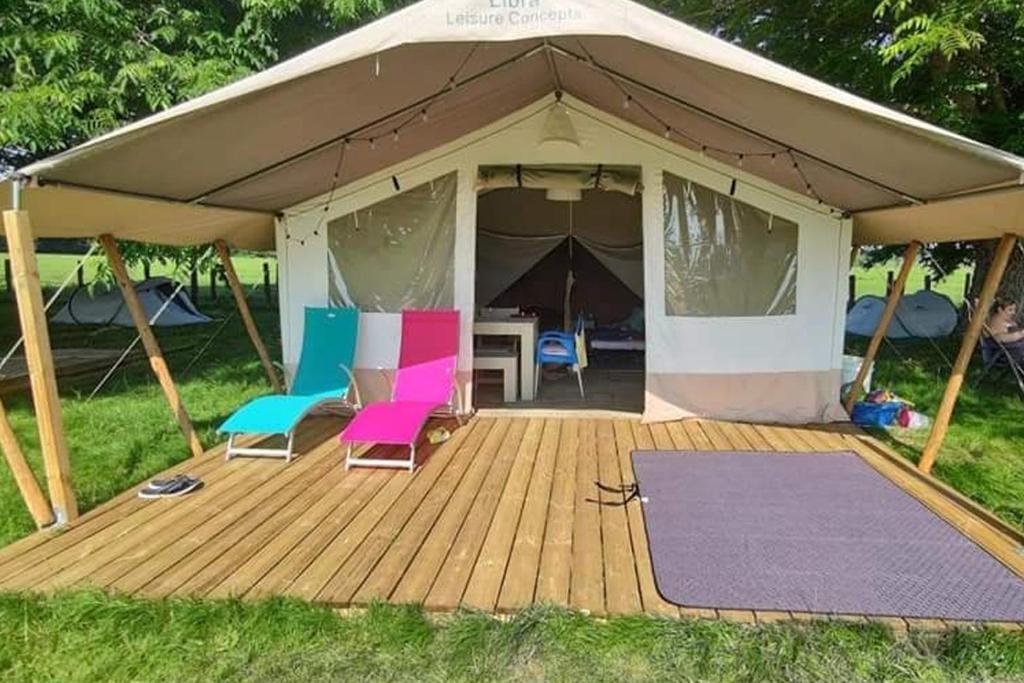 Tente Lodge La Plage Autet Dış mekan fotoğraf